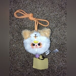 Labubu Character Three Phones Puppy Dog Lanyard